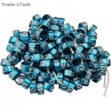 Bague fermée métal bleue 3 mm 2023