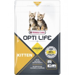 Opti life Kitten Chicken Versele Laga - croquettes pour chaton - sac de 1 Kg