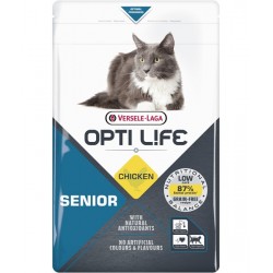 Opti life Senior Cat Chicken Versele Laga - croquettes pour chat - sac de 2.5 Kg