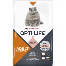 Opti life Sensitive Cat Salmon Versele Laga - croquettes pour chat - sac de 2.5 Kg