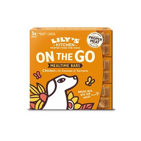 Lily's Kitchen Barres On-the-go 3 X 40g