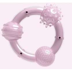 Zeus Duo Tri anneau lilas jouet pour chien Parfum Coco
