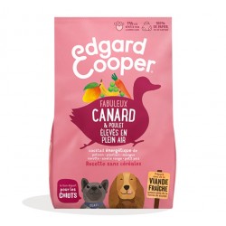 Edgar&Cooper Croquettes pour Chiot au canard et poulet 7 Kg