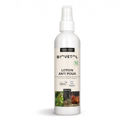 Biovétol Lotion Anti Poux Oiseau 240 ml