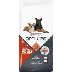 Opti life Digestion Medium & Maxi Versele Laga - croquettes pour chien sensible de + de 10 kg - sac de 12.5 Kg