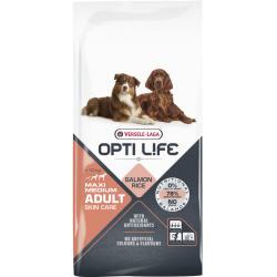 Opti life Skin Care Medium & Maxi Versele Laga - croquettes pour chien sensible - 12.5 Kg