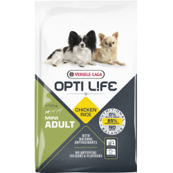 Opti life Adult Mini Versele Laga - croquettes pour chien de moins de 10 kg - sac de 7.5 Kg