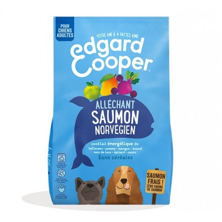 Edgar&Cooper Croquettes pour Chien au saumon 7 Kg
