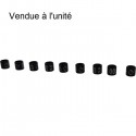 Bague fermée métal noire 3 mm 2025