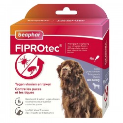 Beaphar Pipettes X 4 Fiprotec très grand chien 40-60kg