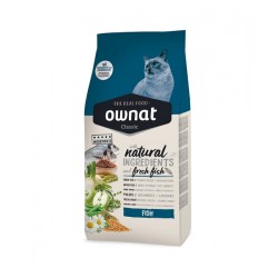 Ownat Classic Fish chat - sac de 4Kg