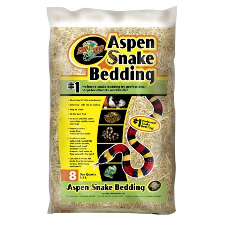 Zoomed Aspen snake bedding 8.8 L
