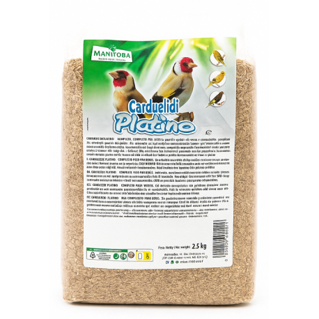 Manitoba Carduelidi Platino chardonneret 2.5 Kg