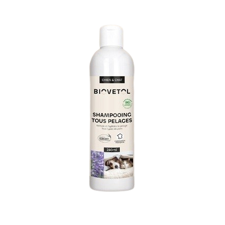 Biovétol Shampoing Tous Pelages Bio 240ml
