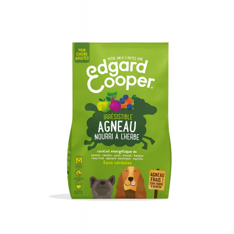 Edgar&Cooper Croquettes pour Chien à l'agneau 7 Kg