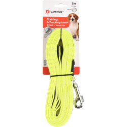 Laisse à pister Xeno fluo jaune 10m 20mm