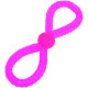 Flamingo TPR noeud 28 cm