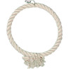 Flamingo Corde coton avec 1 anneau 51 cm