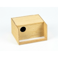 Nid en bois horizontal inséparable