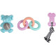 Flamingo Jouet Chiot Loekie Éléphant & Os & Anneau Mélange