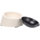 Flamingo Gamelle pour la nourriture et l'eau Kana Beige & Noir 350 ml