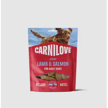 Carnilove Meat Jerky snack au agneau/saumon 100g