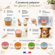 Glace bio fraise-coco pour chien 40g