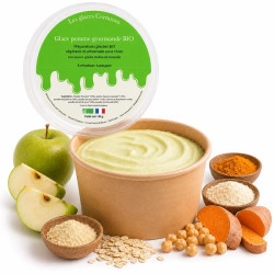 Glace bio pomme gourmande pour chien 40g