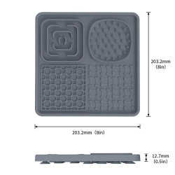 Tapis de léchage 20 X 20 cm