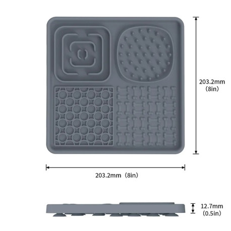 Tapis de léchage 20 X 20 cm