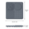 Tapis de léchage 20 X 20 cm