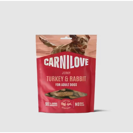 Carnilove Meat Jerky snack au dinde/lapin 100g