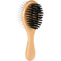Trixie Brosse double face bambou/poils naturels 6 X 22 cm