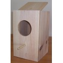 Nid en bois perroquet 23X26X40 cm IMOR