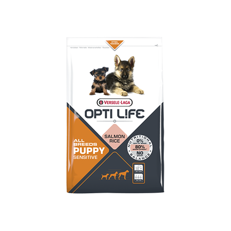 Opti life Puppy Sensitive Versele Laga - croquettes pour chiot sensible - sac de 12.5 Kg