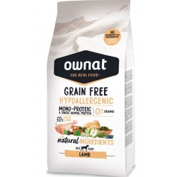 Ownat Hypoallergenic grain free Adult agneau 12Kg