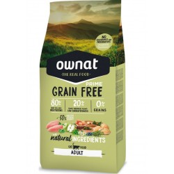 Ownat Prime grain free Adult 3 Kg - croquettes sans céréale pour chat