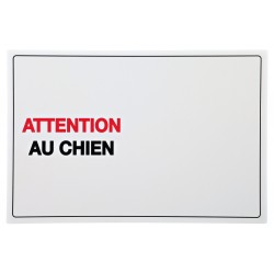 Panneau attention au chien