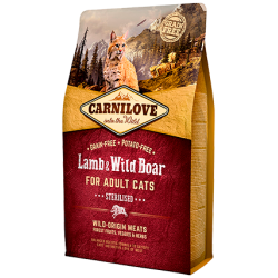Carnilove chat stérilisé agneau 6 Kg