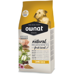 Ownat Classic chien lamb & rice 20 Kg