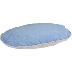 Coussin Ovale bleu