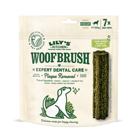  Lily's Kitchen Woofbrush Medium friandise dentaire X 7