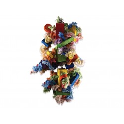 Jouet oiseau avec corde 45 cm