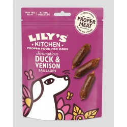 Lily's Kitchen Sausages Saucisses canard & gibier 70g