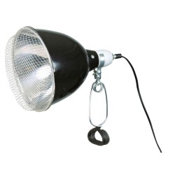 Lampe réflecteur à pince avec grille protectrice 250w