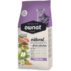 Ownat Classic Sterilized 4 Kg croquettes au poulet pour chat stérilisé