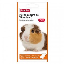 Petits coeurs de vitamines C pour cochon d'inde