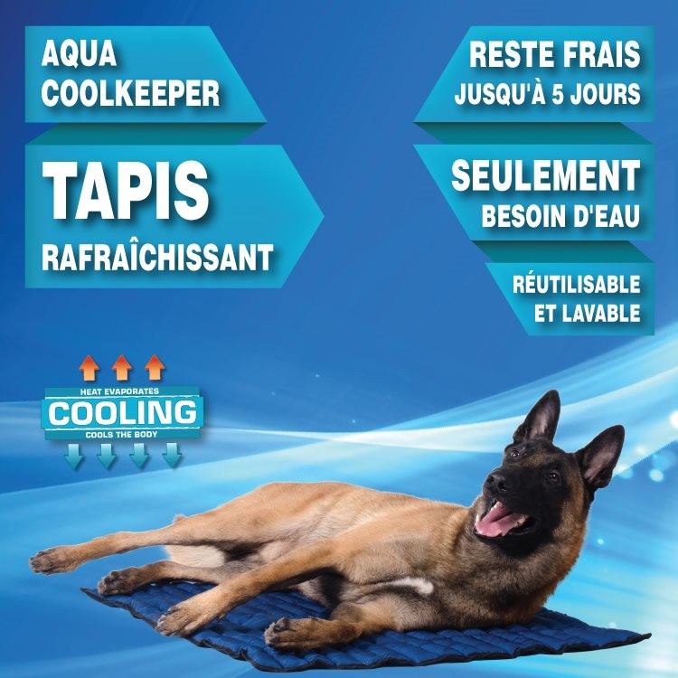 tapis rafraîchissant cooling mat aquacooler chien grenoble sassenage