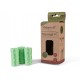Sachets hygièniques vert dégradables par 10 rouleaux