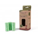 Sachets hygièniques vert dégradables par 10 rouleaux